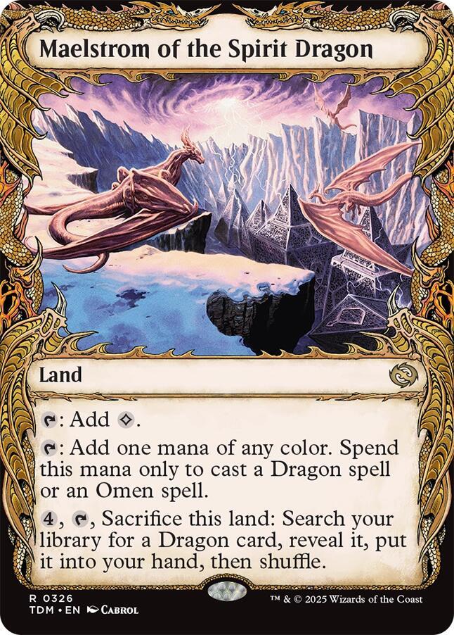 Maelstrom of the Spirit Dragon 326 (Tarkir: Dragonstorm)  - Showcase Foil | Good Games Morley