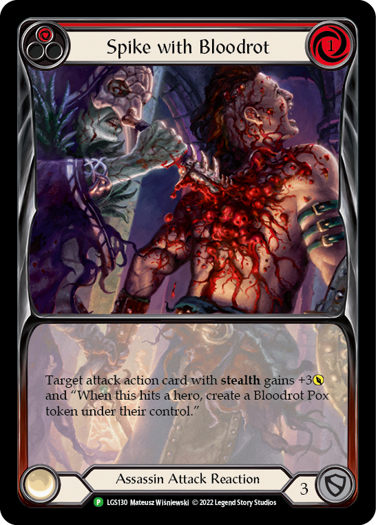 Spike with Bloodrot [LGS130] (Promo)  Rainbow Foil | Good Games Morley