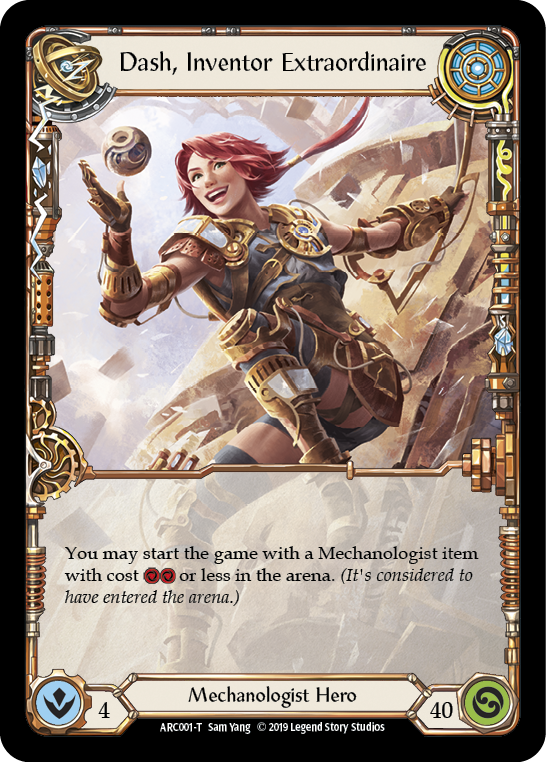 Dash // Dash, Inventor Extraordinaire [ARC002-T // ARC001-T] (Arcane Rising)  1st Edition Normal | Good Games Morley