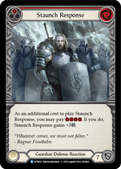 Staunch Response (Red) [U-WTR051] (Welcome to Rathe Unlimited)  Unlimited Normal | Good Games Morley