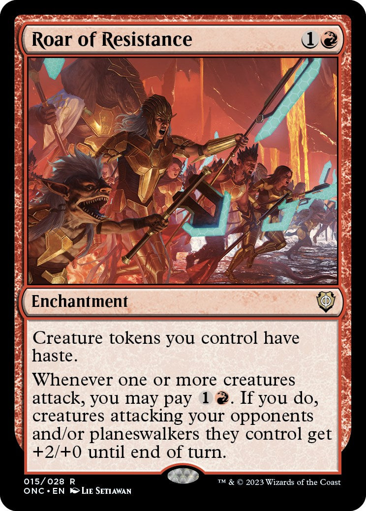 Roar of Resistance [Phyrexia: All Will Be One Commander] | Good Games Morley