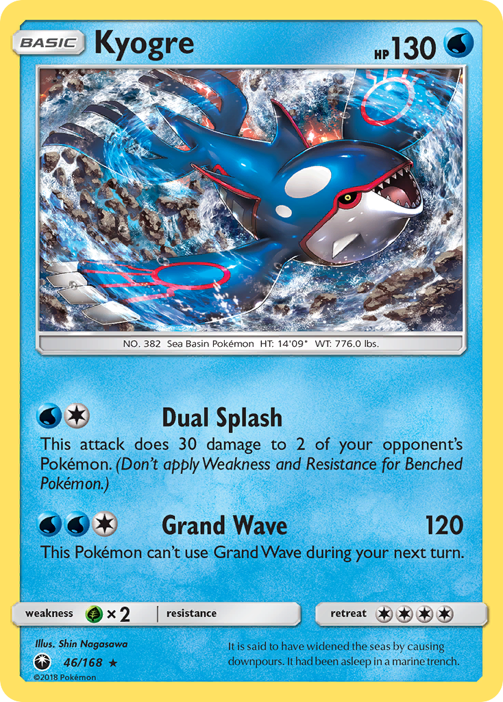 Kyogre (46/168) [Sun & Moon: Celestial Storm] | Good Games Morley