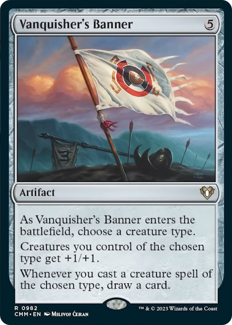 Vanquisher's Banner [Commander Masters] | Good Games Morley