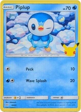 Piplup 020/025 (McDonald's 25th Anniversary Promos)  | Good Games Morley