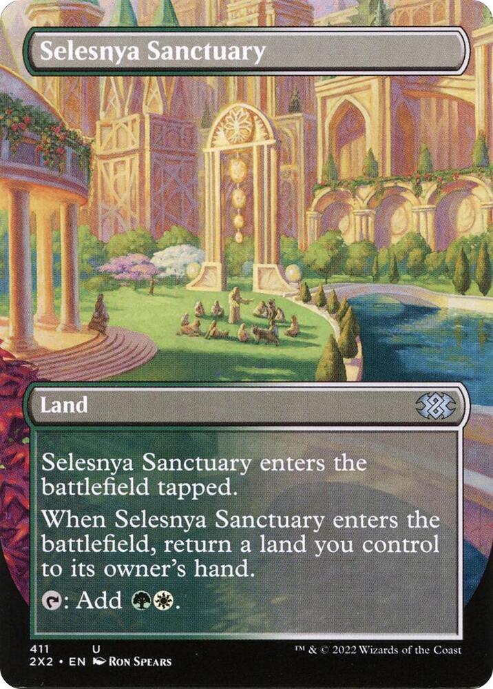 Selesnya Sanctuary Borderless 411/331 (Double Masters 2022)  | Good Games Morley