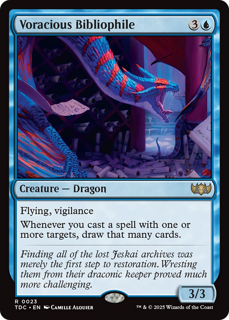 Voracious Bibliophile [Tarkir: Dragonstorm Commander] | Good Games Morley