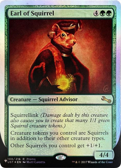 Earl of Squirrel (Unfinity Foil Edition) [The List] | Good Games Morley