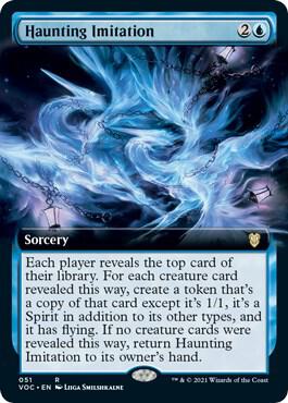 Haunting Imitation Extended Art 51/38 (Commander: Innistrad: Crimson Vow)  | Good Games Morley