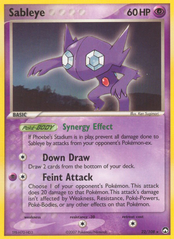 Sableye (22/108) [EX: Power Keepers] | Good Games Morley