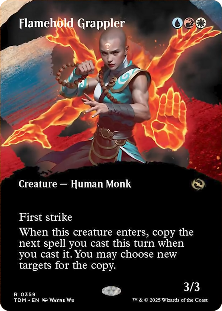 Flamehold Grappler (Borderless) [Tarkir: Dragonstorm] | Good Games Morley