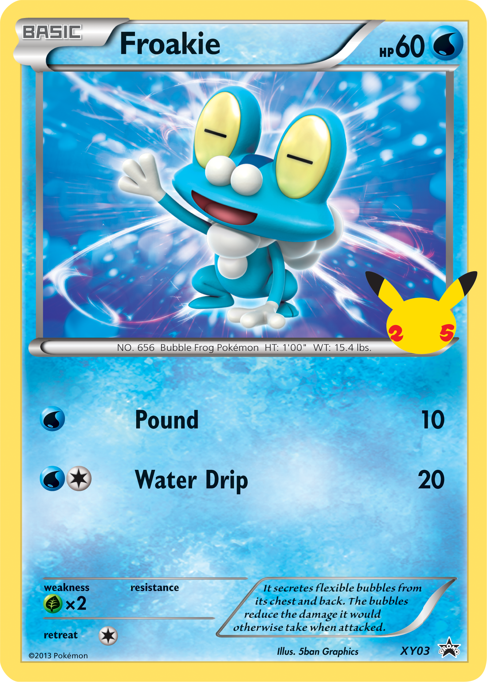 Froakie (XY03) (Jumbo Card) [First Partner Pack] | Good Games Morley