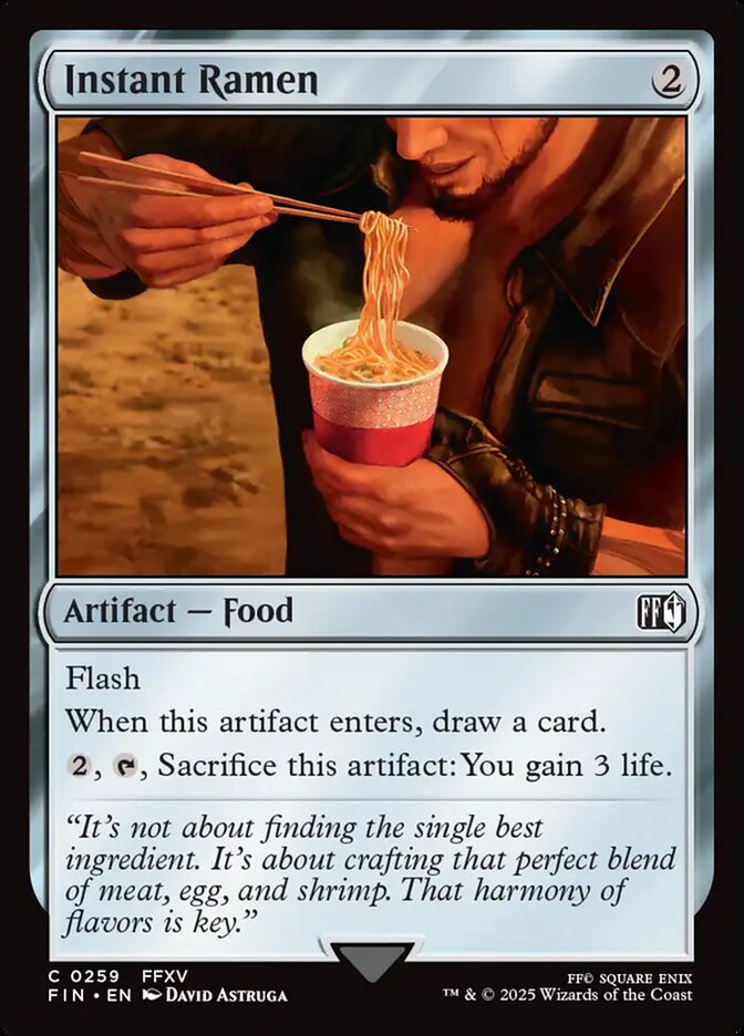 Instant Ramen 259/309 (FINAL FANTASY)  - Foil | Good Games Morley