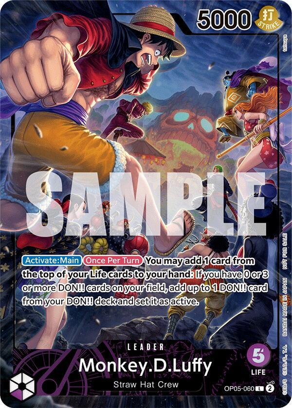 Monkey.D.Luffy (PSA Magazine) OP05-060 (One Piece Promotion Cards)  - Foil | Good Games Morley