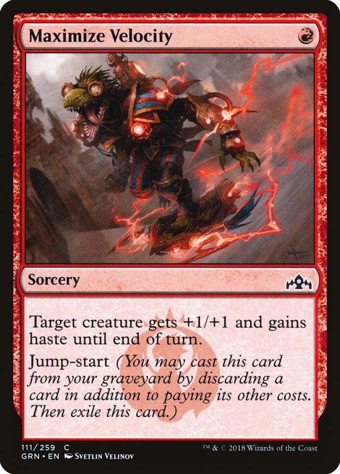 Maximize Velocity 111/259 (Guilds of Ravnica)  - Foil | Good Games Morley