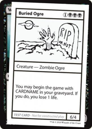 Buried Ogre (2021 Edition) [Mystery Booster Playtest Cards] | Good Games Morley
