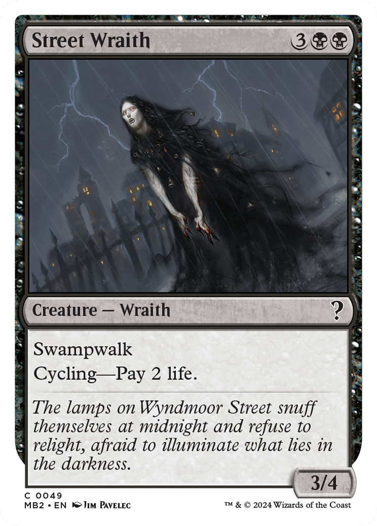 Street Wraith (White Border) [Mystery Booster 2] | Good Games Morley
