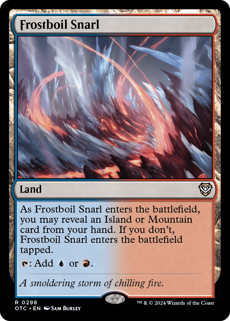 Frostboil Snarl [Outlaws of Thunder Junction Commander] | Good Games Morley