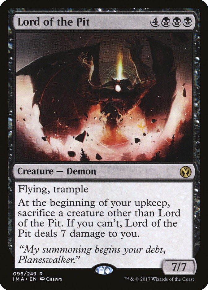 Lord of the Pit 96/249 (Iconic Masters)  | Good Games Morley