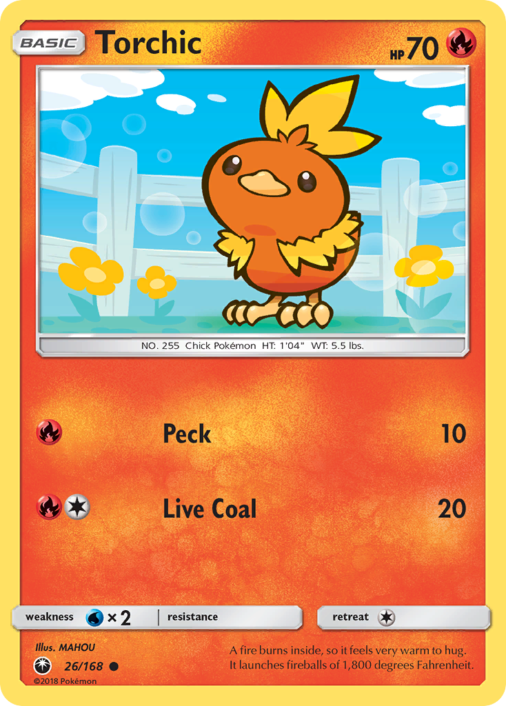 Torchic (26/168) [Sun & Moon: Celestial Storm] | Good Games Morley