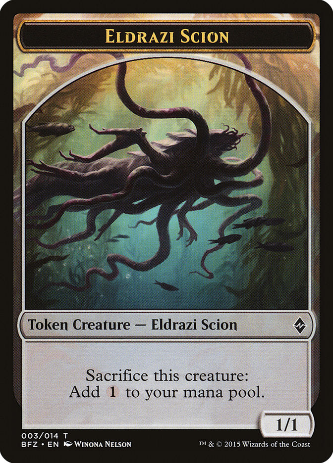 Eldrazi Scion Token (003/014) [Battle for Zendikar Tokens] | Good Games Morley