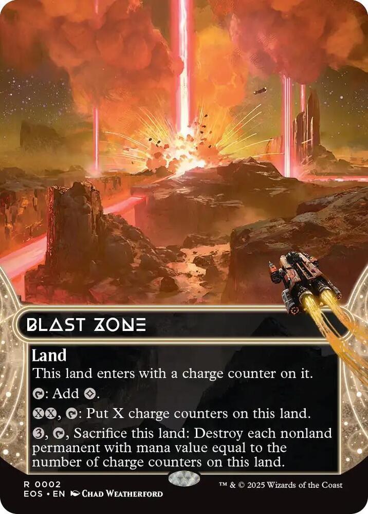 Blast Zone  2 (Edge of Eternities: Stellar Sights)  - Borderless Foil | Good Games Morley