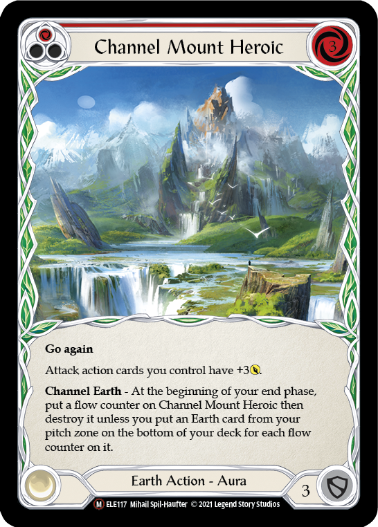 Channel Mount Heroic [U-ELE117] (Tales of Aria Unlimited)  Unlimited Rainbow Foil | Good Games Morley