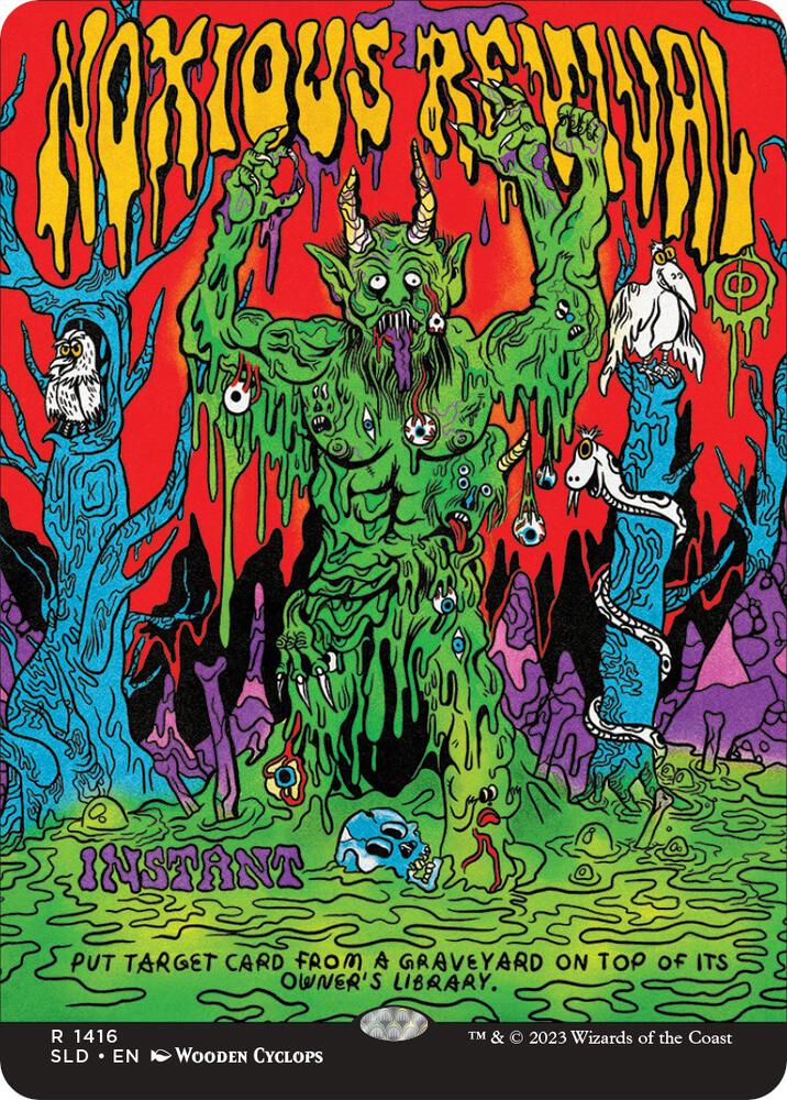 Noxious Revival 1416 (Secret Lair Drop Series)  - Borderless Foil | Good Games Morley