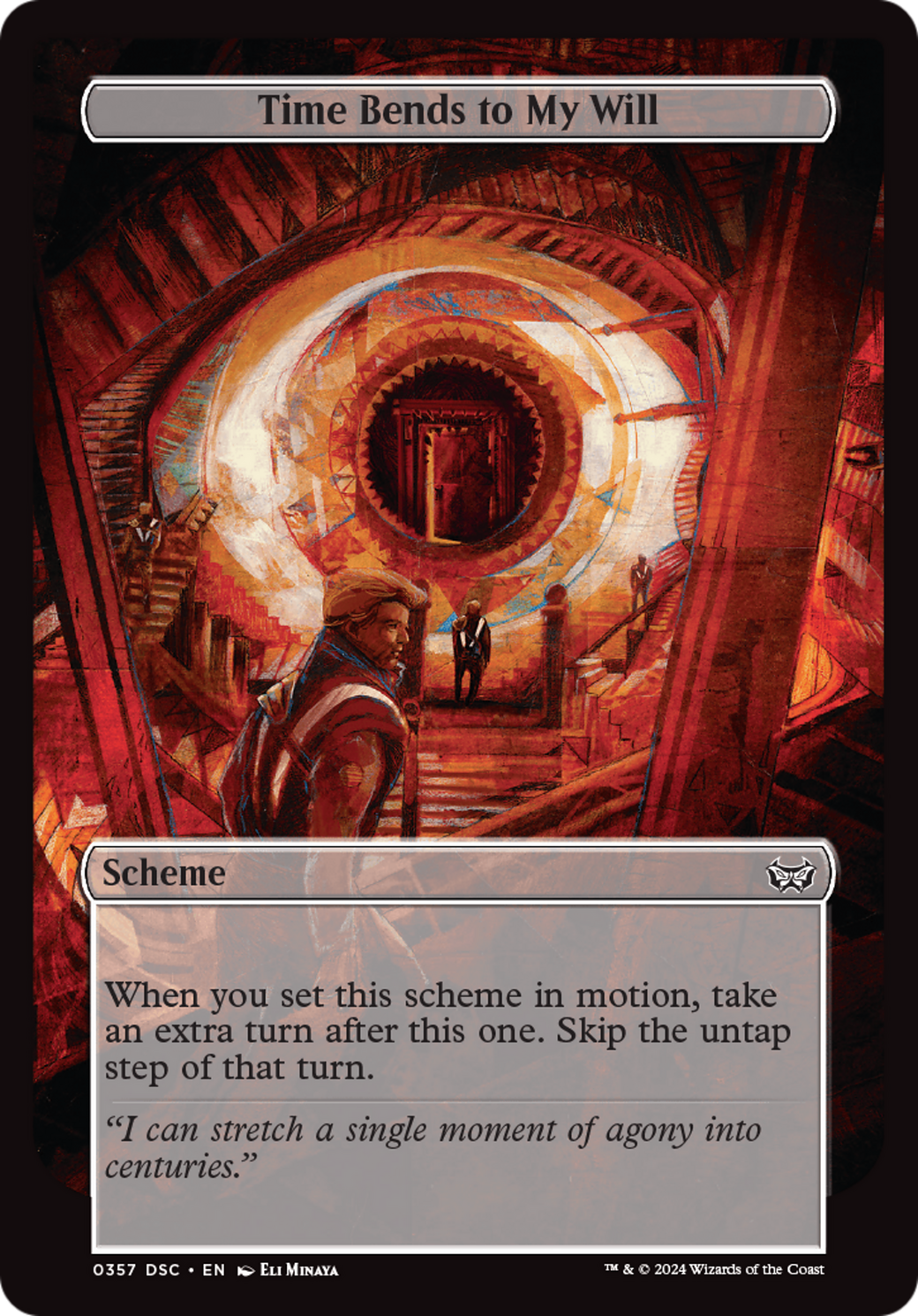Time Bends to My Will (Full Art) [Duskmourn: Archenemy] | Good Games Morley