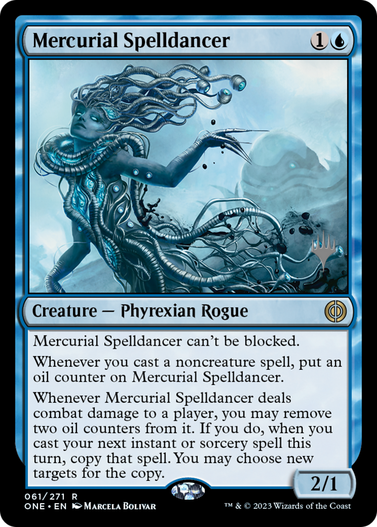 Mercurial Spelldancer (Promo Pack) [Phyrexia: All Will Be One Promos] | Good Games Morley