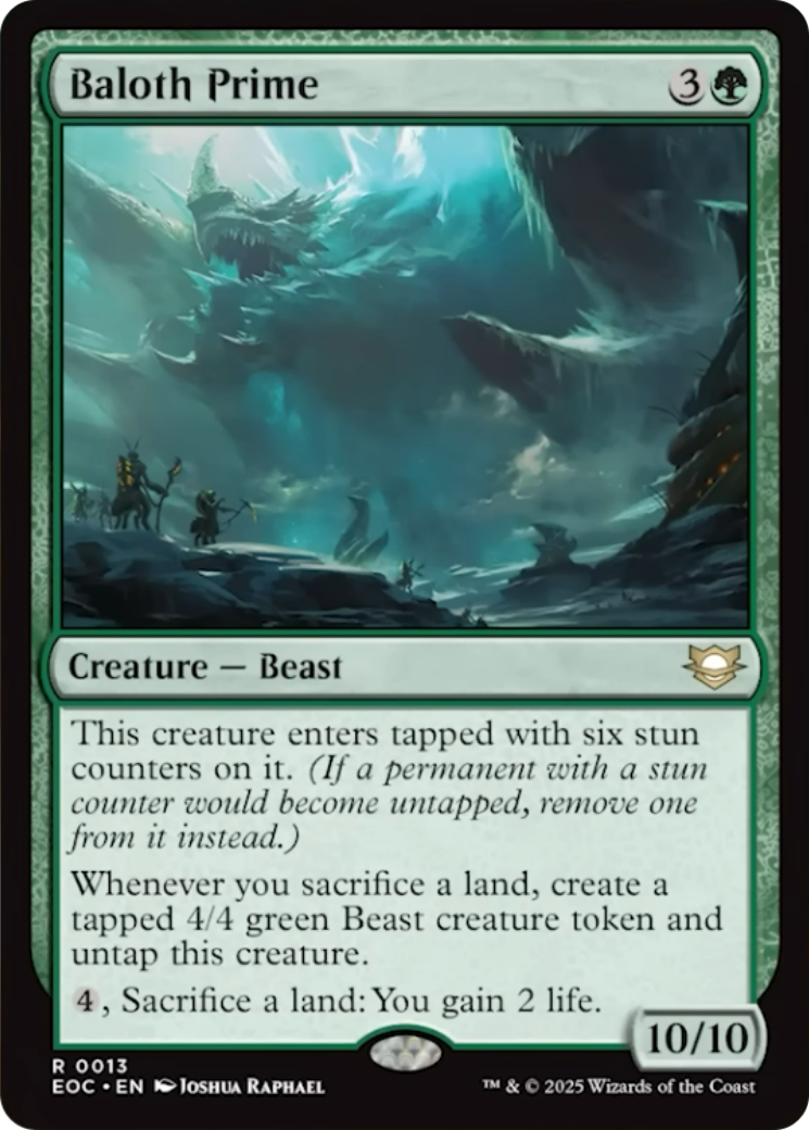 Baloth Prime [Edge of Eternities Commander] | Good Games Morley