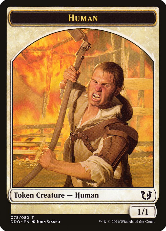 Human Token [Duel Decks: Blessed vs. Cursed] | Good Games Morley