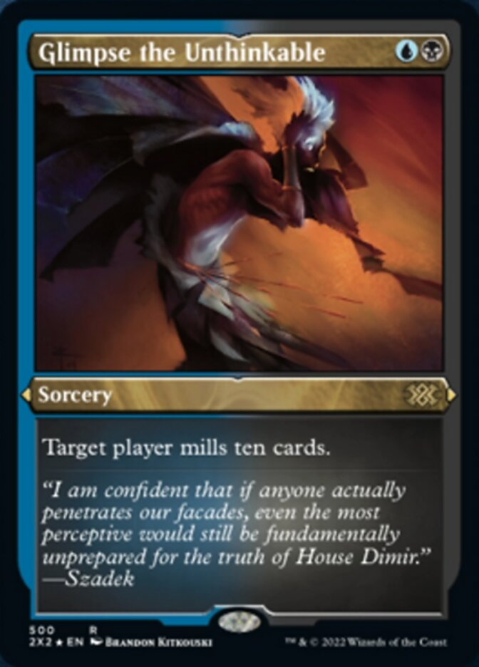 Glimpse the Unthinkable (Foil Etched) [Double Masters 2022] | Good Games Morley