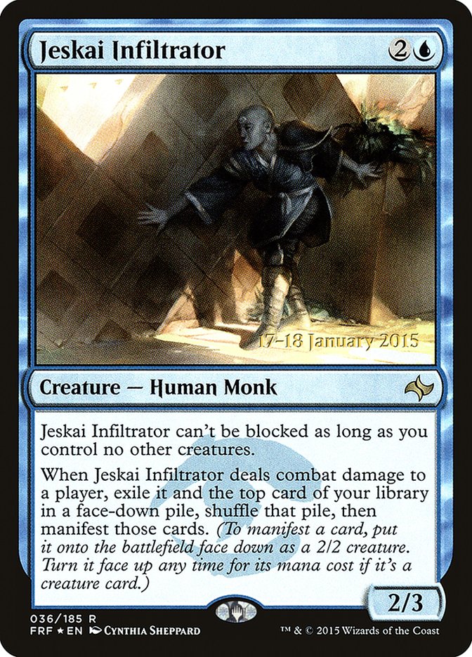 Jeskai Infiltrator [Fate Reforged Prerelease Promos] | Good Games Morley