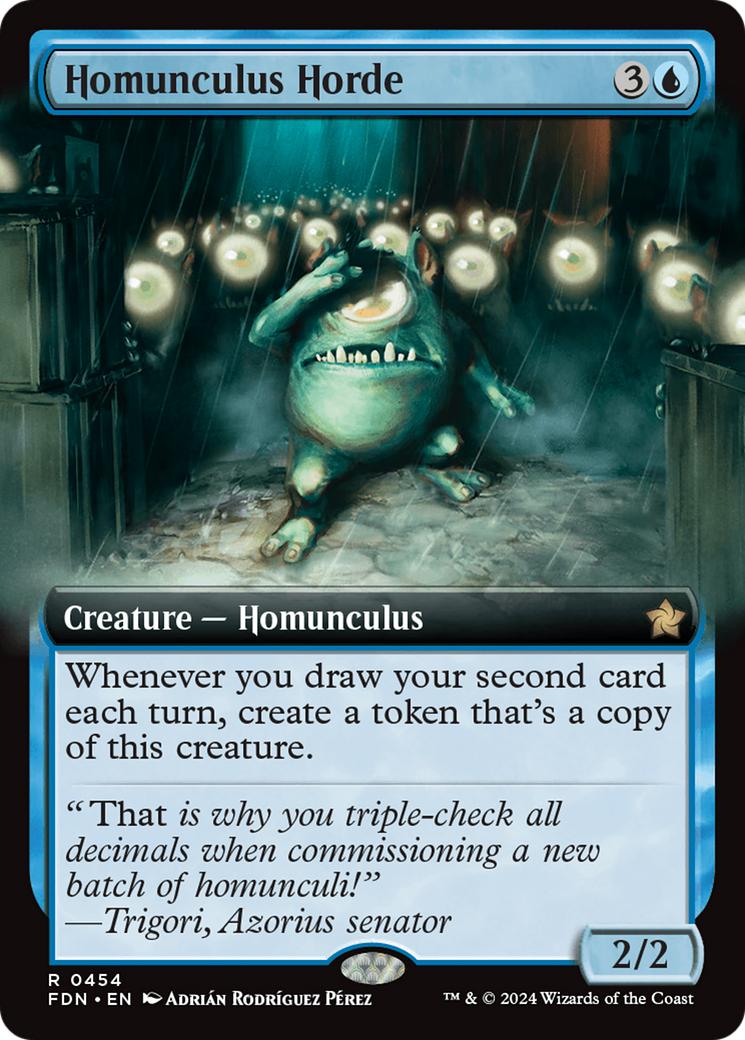 Homunculus Horde (Extended Art) [Foundations] | Good Games Morley
