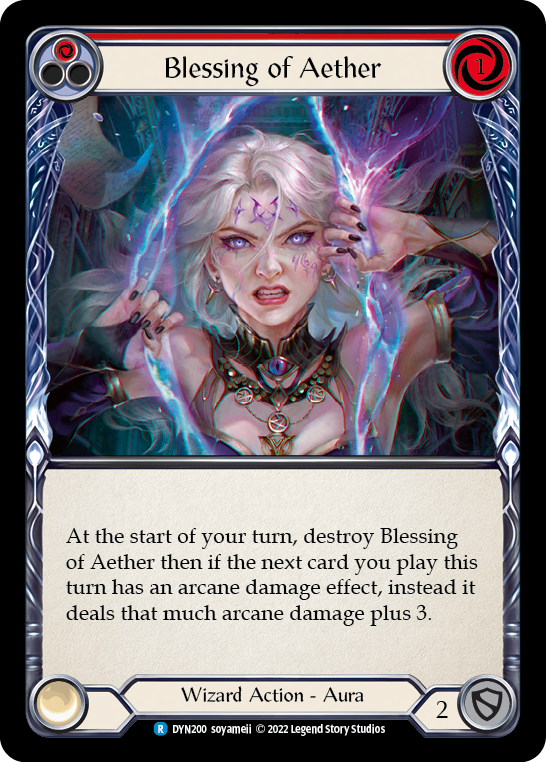 Blessing of Aether (Red) [DYN200] (Dynasty) | Good Games Morley