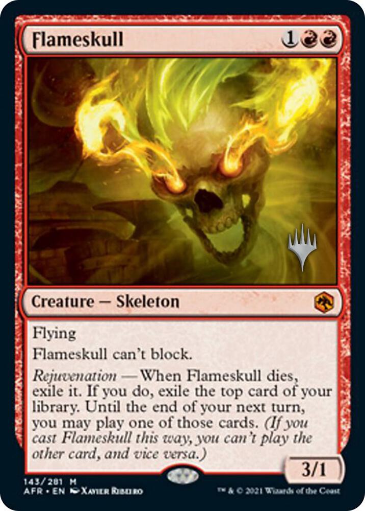 Flameskull 143p/241 (Promo Pack: Adventures in the Forgotten Realms)  | Good Games Morley