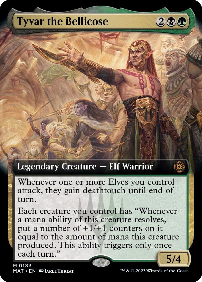 Tyvar the Bellicose 183/50 (March of the Machine: The Aftermath)  - Extended Art Foil | Good Games Morley