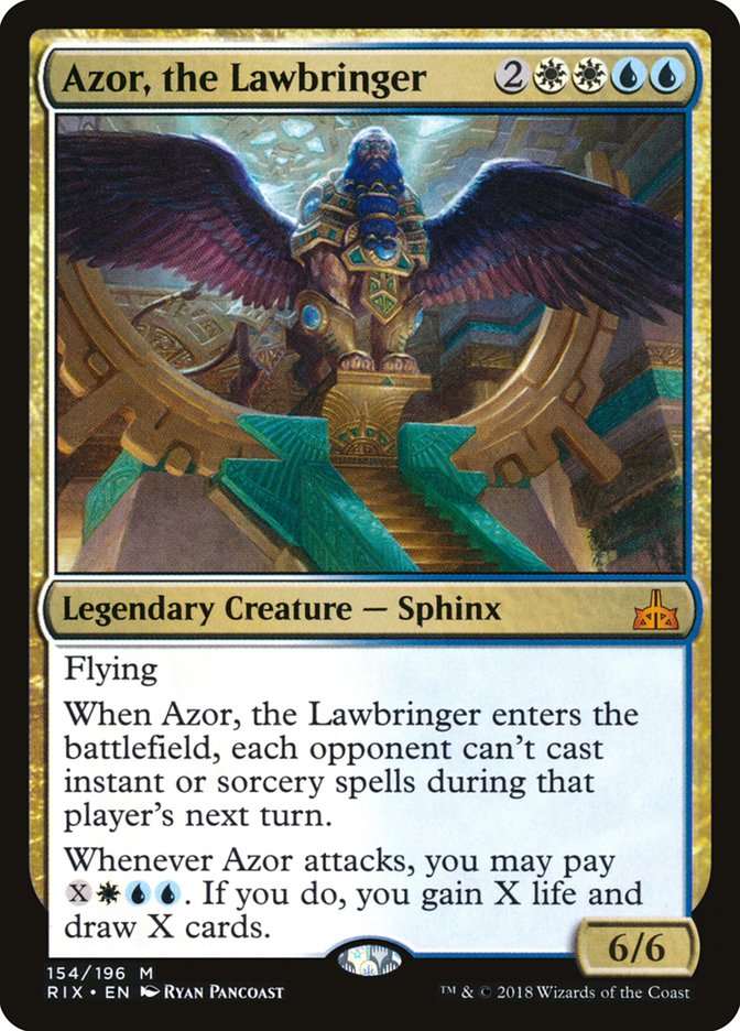 Azor, the Lawbringer 154/196 (Rivals of Ixalan)  - Foil | Good Games Morley