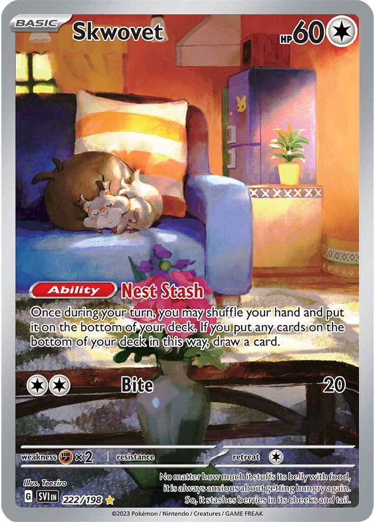 Skwovet (222/198) [Scarlet & Violet: Base Set] | Good Games Morley