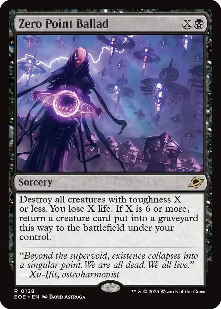 Zero Point Ballad 128 (Edge of Eternities)  - Foil | Good Games Morley
