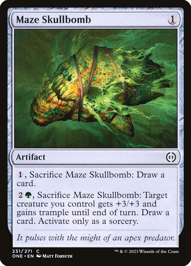 Maze Skullbomb 231/271 (Phyrexia: All Will Be One)  | Good Games Morley