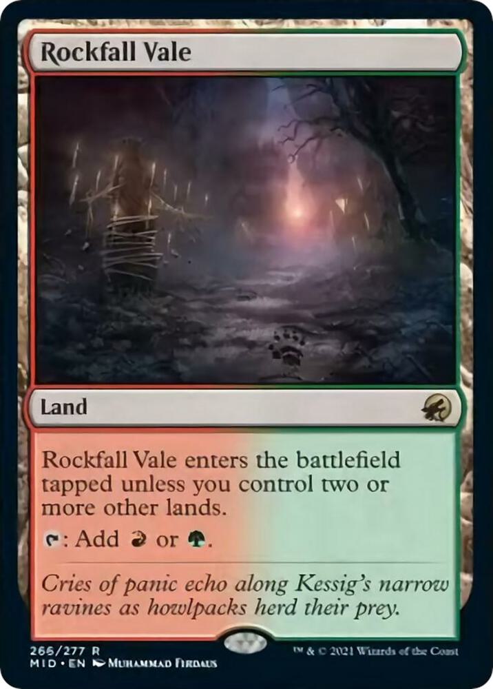 Rockfall Vale 266 (Innistrad: Midnight Hunt)  | Good Games Morley