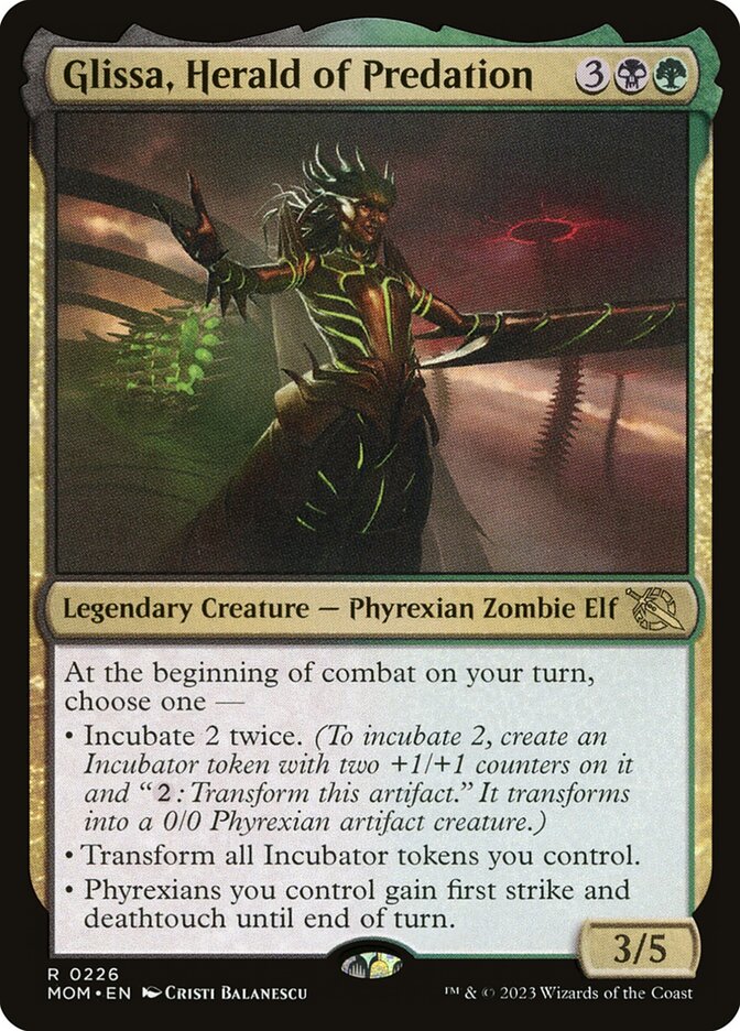 Glissa, Herald of Predation 226/291 (March of the Machine)  | Good Games Morley