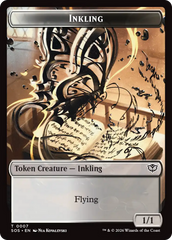 Inkling (0007) // Spirit (0011) Double-Sided Token [Secrets of Strixhaven Tokens] | Good Games Morley