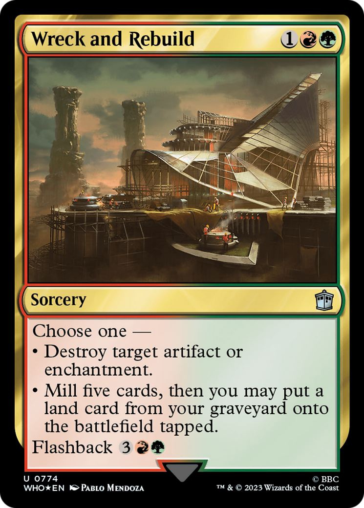Wreck and Rebuild (Surge Foil) [Doctor Who] | Good Games Morley