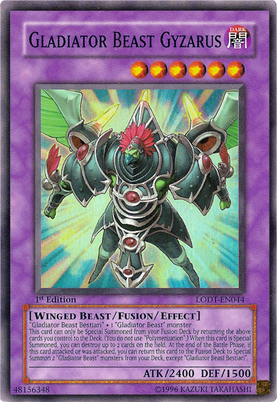 Gladiator Beast Gyzarus [LODT-EN044] Super Rare | Good Games Morley