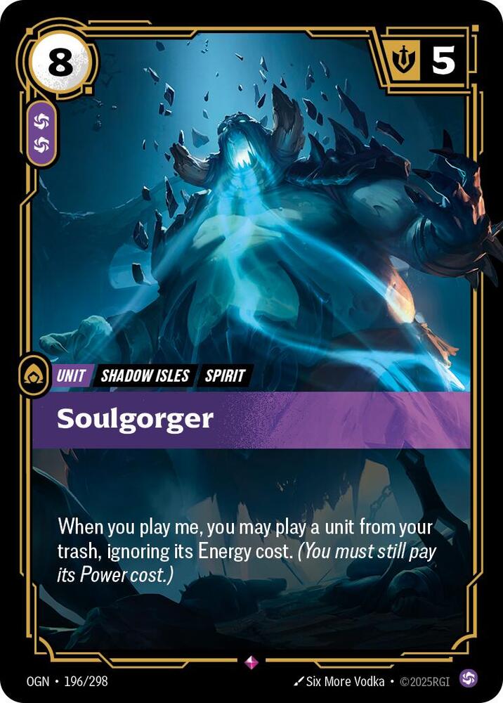 Soulgorger 196/298 (Origins)  - Foil | Good Games Morley