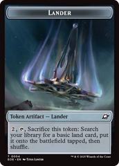 Robot // Lander (0004) Double-Sided Token [Edge of Eternities Tokens] | Good Games Morley