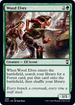 Wood Elves 80 (Commander: Kaldheim)  | Good Games Morley
