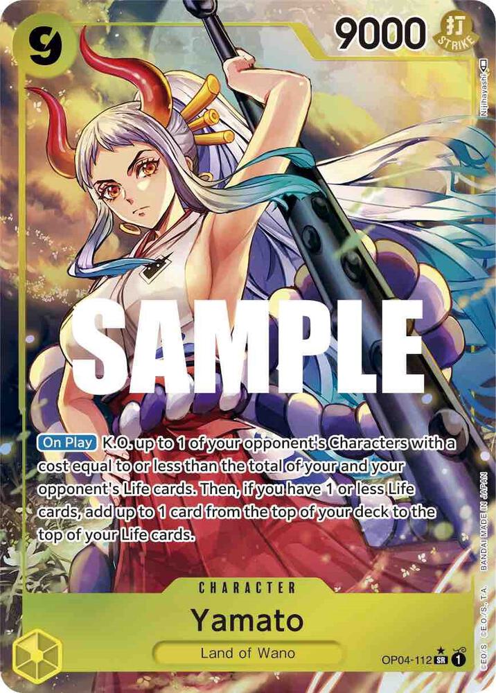 Yamato OP04-112 (Kingdoms of Intrigue)  - Alternate Art Foil | Good Games Morley